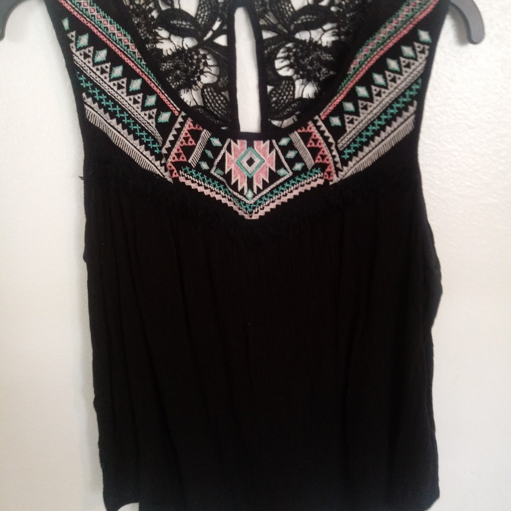 A black tank top